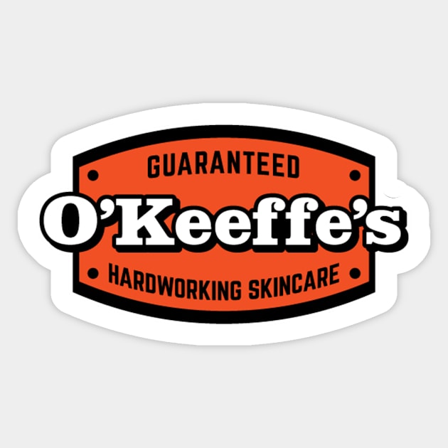 O'Keefe's Hardworking Skincare Sticker by DankSpaghetti